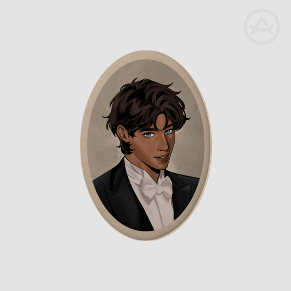 Dick Grayson Soft Touch Oval Badge