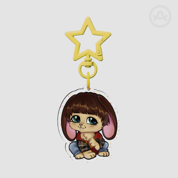 Will Byers Bunny Acrylic Keychain