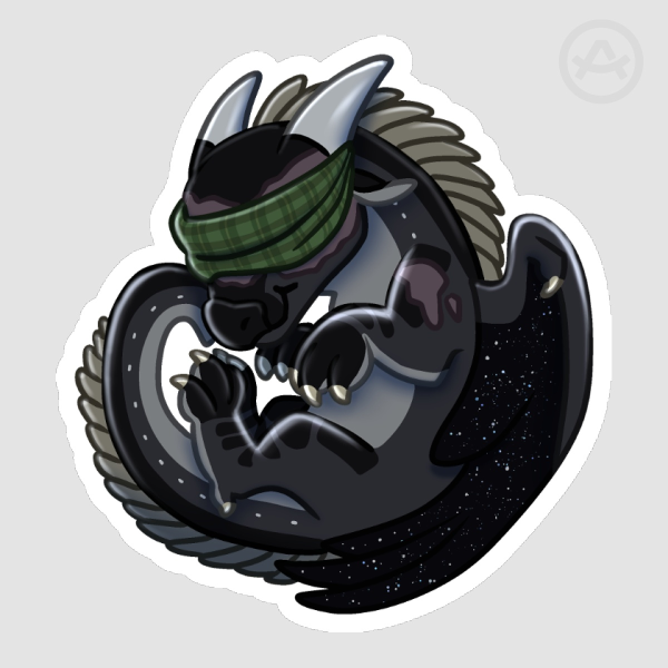 WoF Curlies - Starflight Sticker