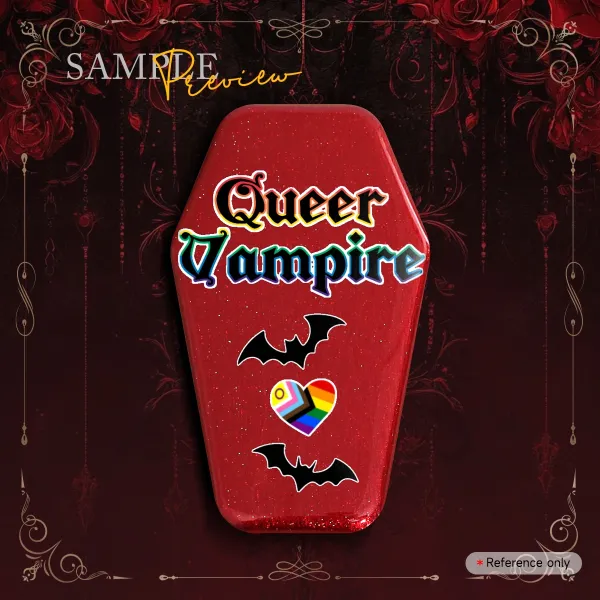 Queer Coffin Badge