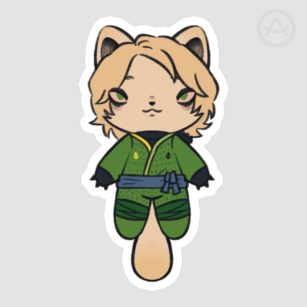 Lloyd Cat Die Cut Stickers
