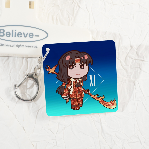 DDFF/FFXI lenticular keychain - Iroha