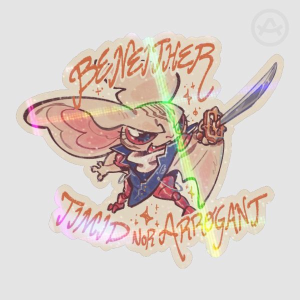 Heismay (Metaphor: ReFantazio) Cross-Rainbow Die-cut Sticker