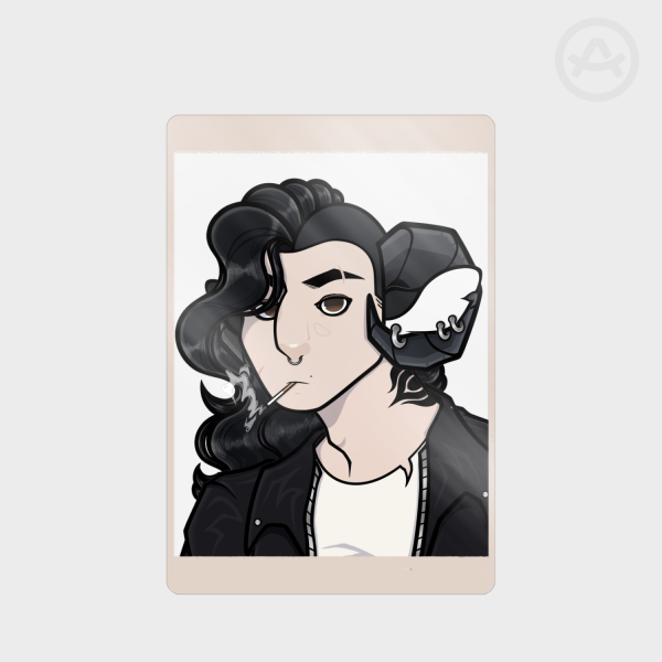 Transparent Photocard - Salem Crow