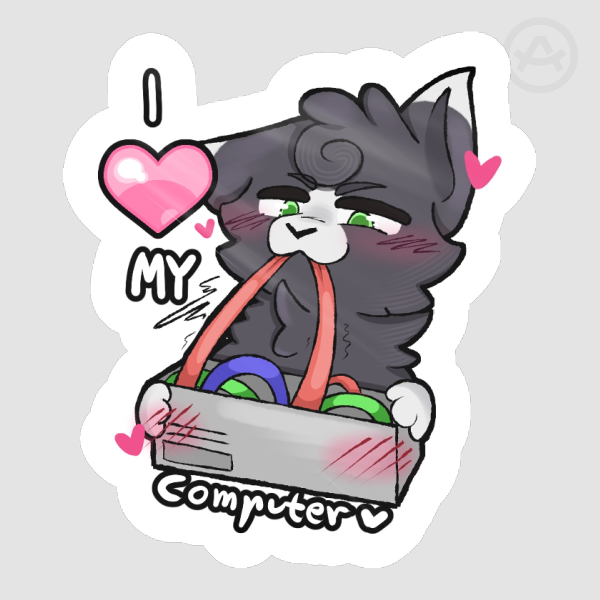I <3 My Computer - Sticker