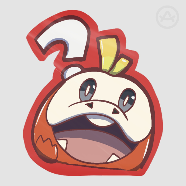 Fuecoco | Pokemon | Glossy Sticker