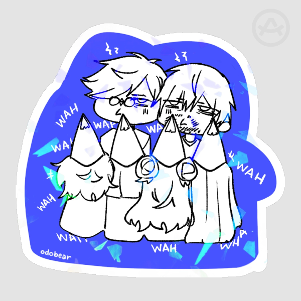 WAH WAH WAH sticker