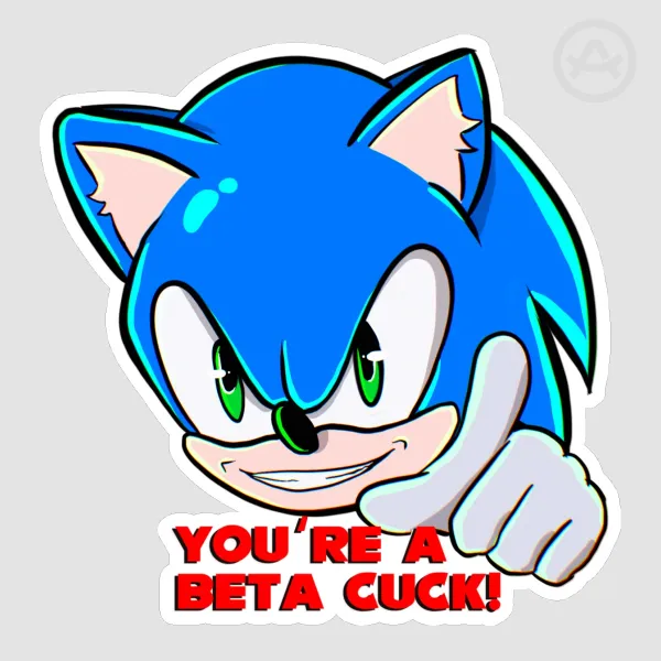 Beta Cuck Sticker