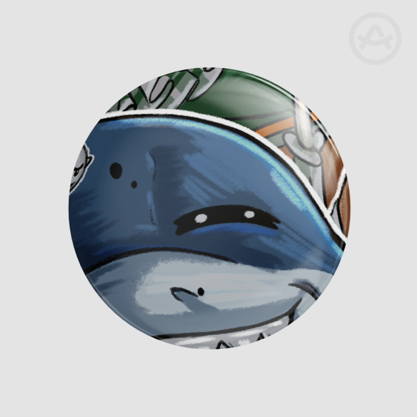 Surprise Jeff (Button Pins)