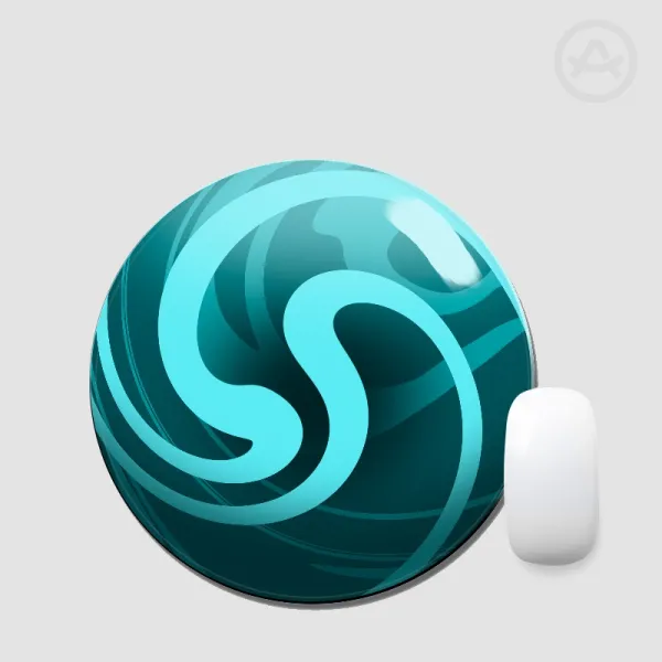 Blue Swirly