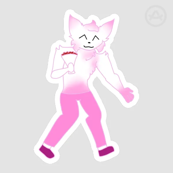 Lovey Cat Sticker