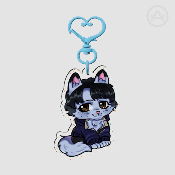 Mike wheeler wolf Acrylic Keychain