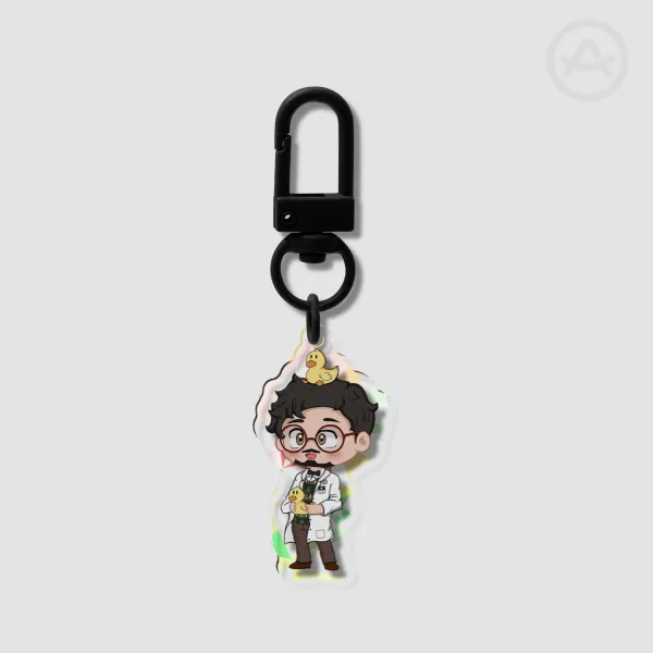 Doctor Darling Duckling Keychain