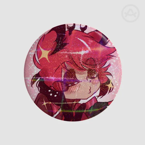Alastor Radio Demon Round Badges (Button Pin)