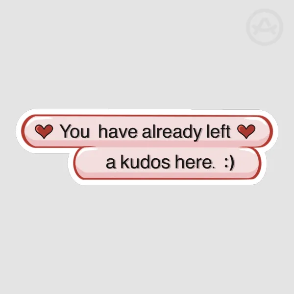 Kudos Sticker