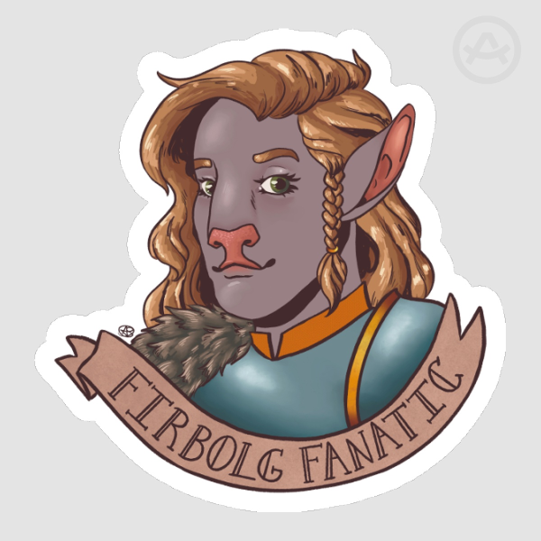 Firbolg Fanatic Sticker