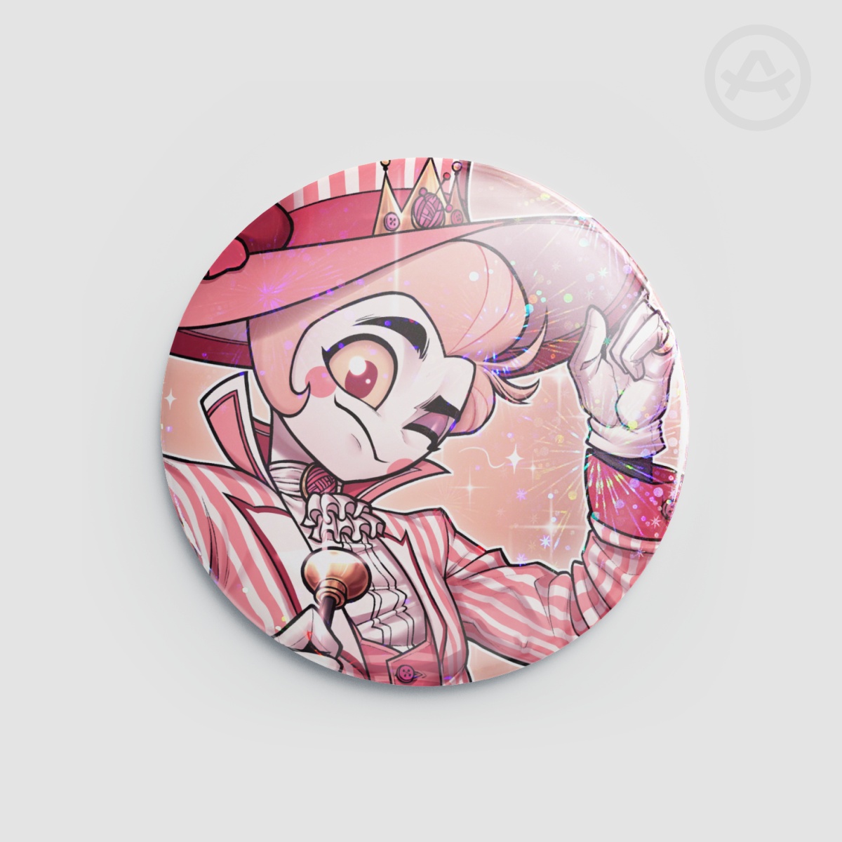 Lucifer - Wink [Badge] - Hazbin Hotel