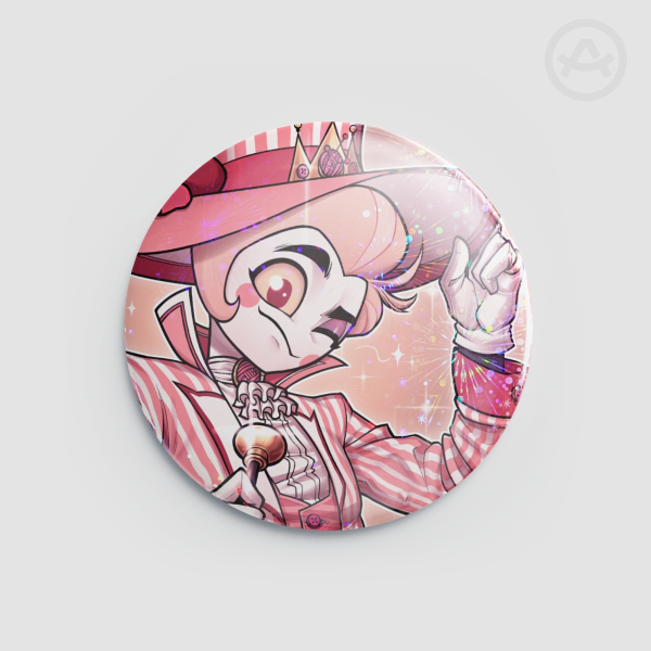Lucifer - Wink [Badge] - Hazbin Hotel