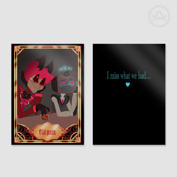 Vox and Alastor Holographic Photocards