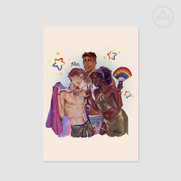 MelJayVik pride art smaller version