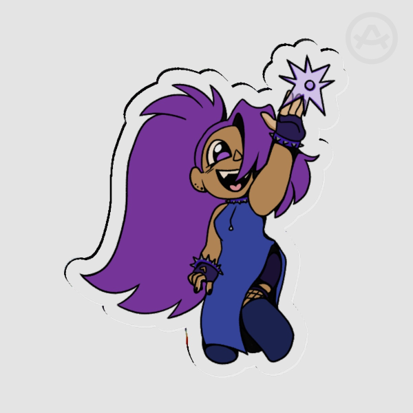 dark enid Acrylic Pin