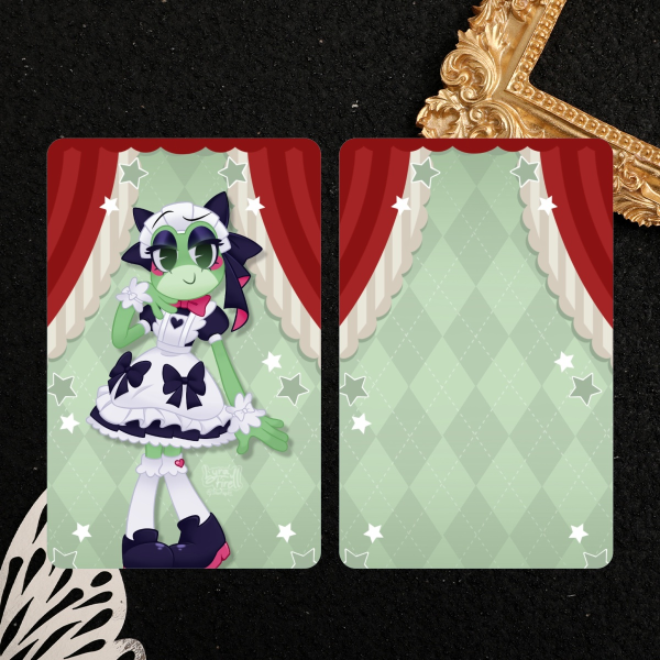 Maid Ribbit Vortex Holographic Photocard