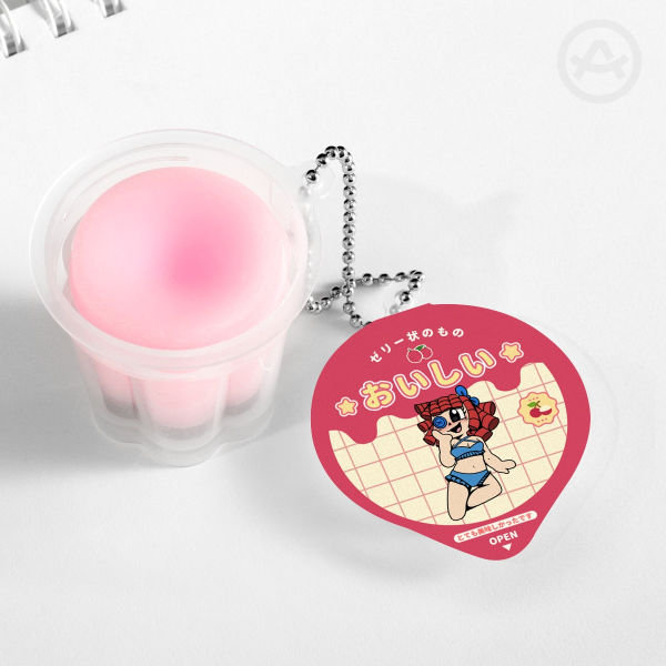 ragatha Squishy Pudding Jelly Keychain