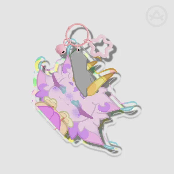 Broken Glass Acrylic Keychains