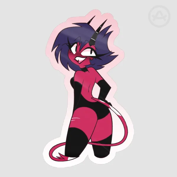 Millie pinup sticker