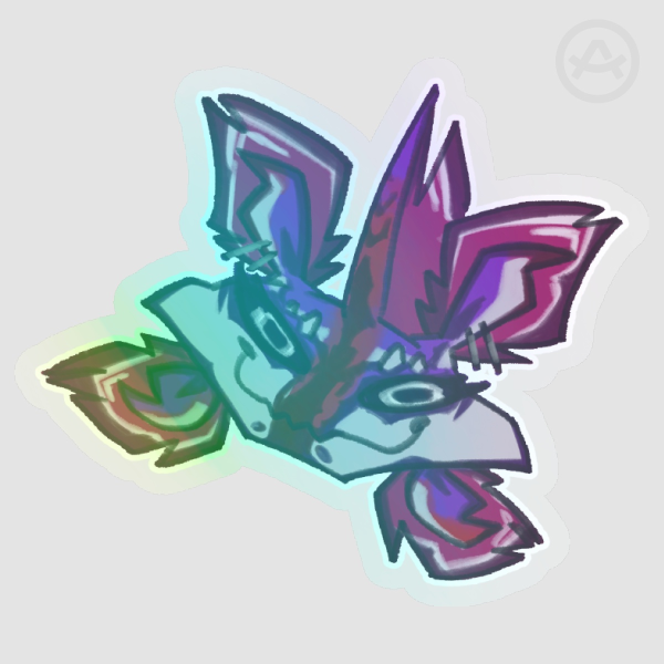 Andromeda Chibi Head Sticker
