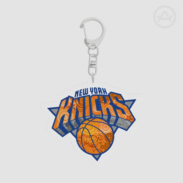 Frutiger Metro New York Knicks Keychain