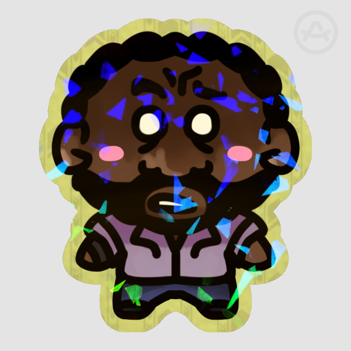 Clark's Cutie Chibi Mini colored Sticker
