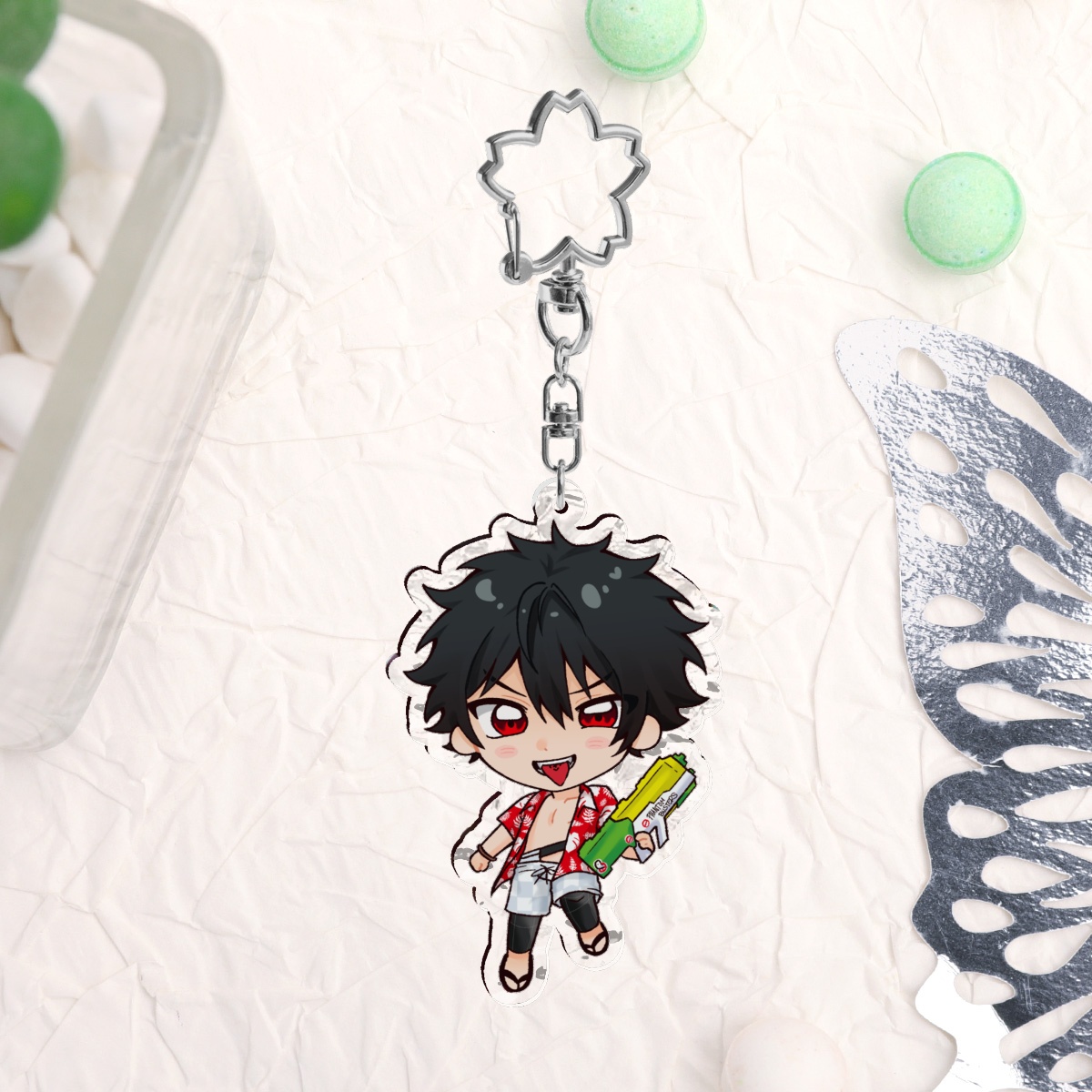 [PHANTOM BUSTERS] Mogari Shishikuno Summer Ripple Keychain