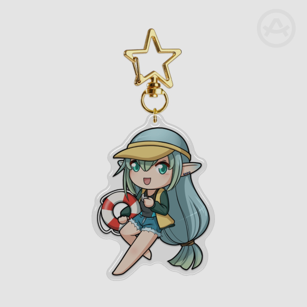 Summer Camp Mercury Epoxy Keychain