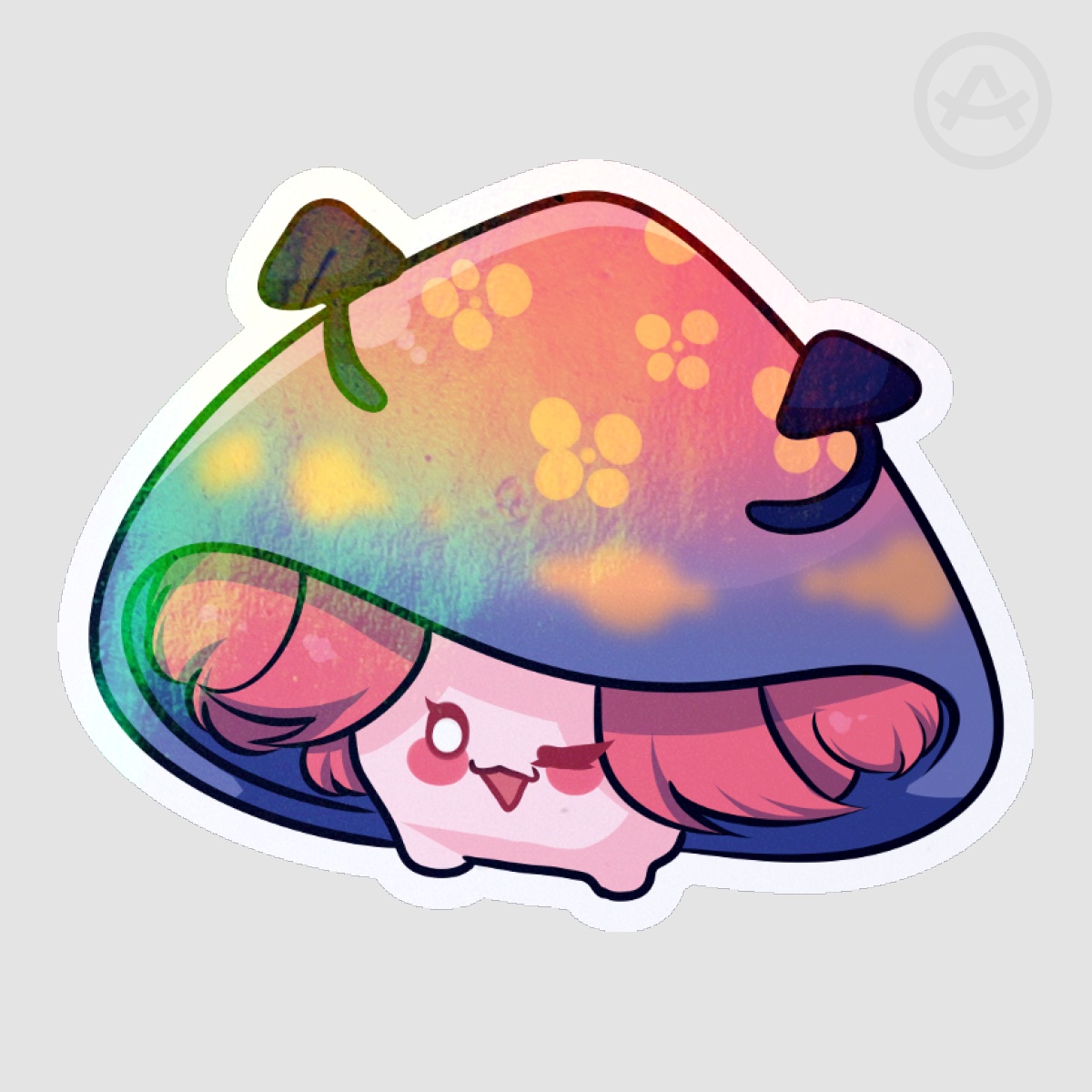 Sticker holográfico lily coris