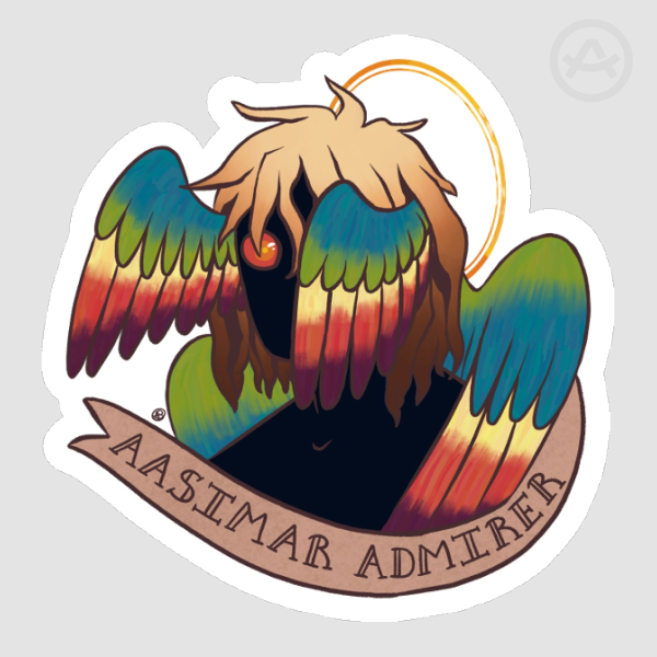 Aasimar Admirer Sticker