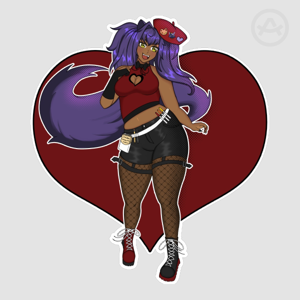 BrittBleu2D 2 Year Anni Sticker