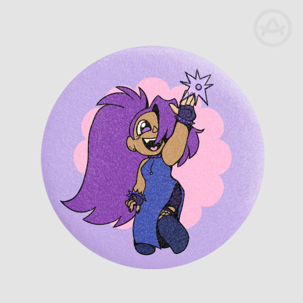 dark enid Plush Badge Fridge Magnet