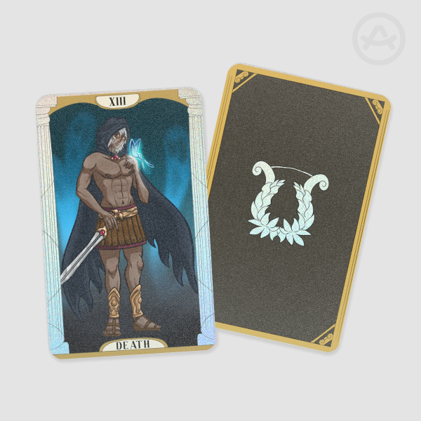 Greek Mythology Tarot Card XIII Death (Thanatos) - Holographic Photocard