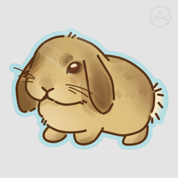 Bunny Kaveh sticker