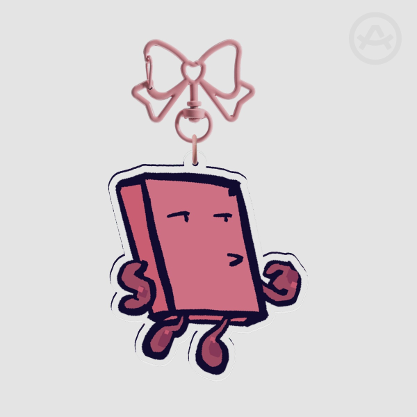 Eraser BFDI --- Classic Acrylic Keychain