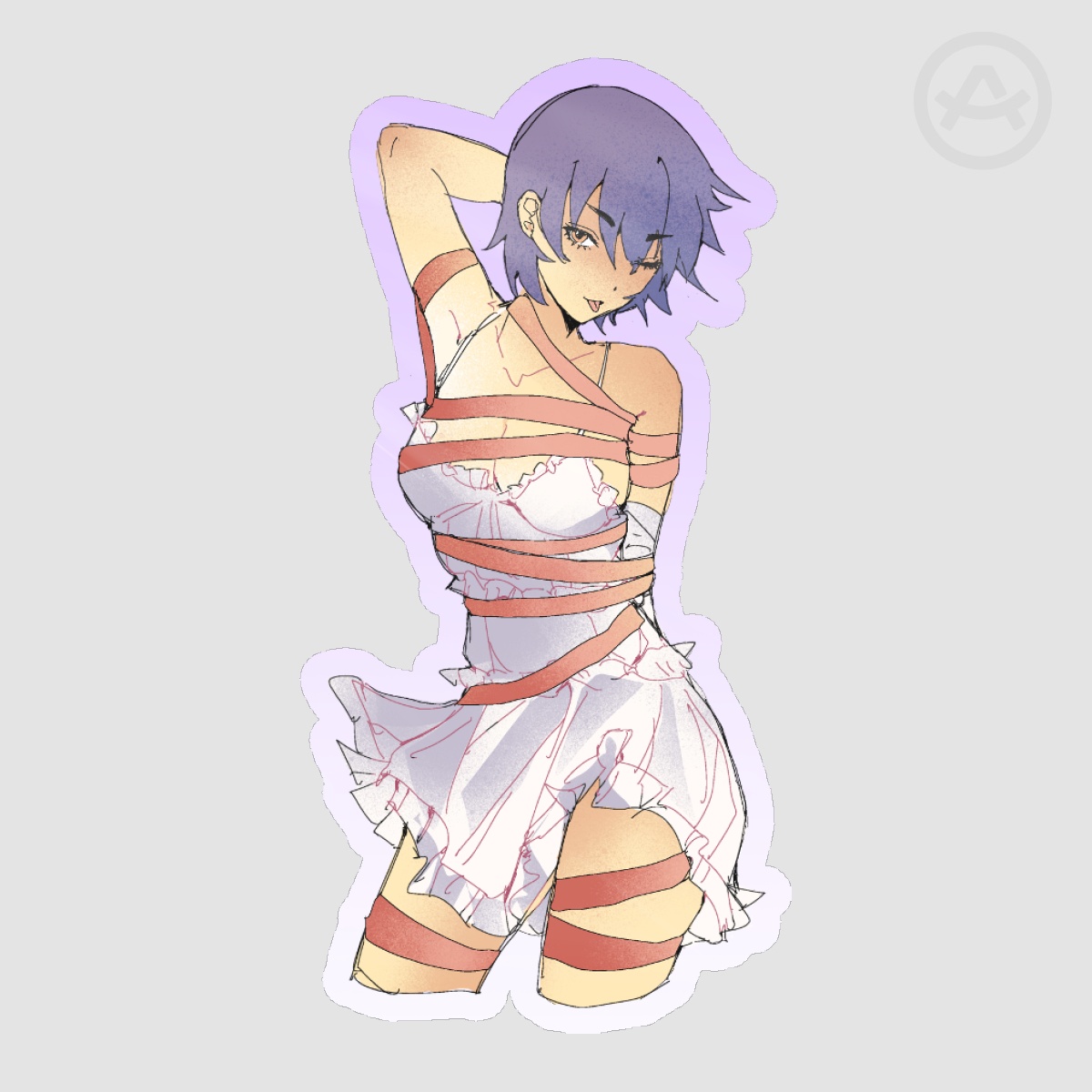 Kanbaru PJs Sticker