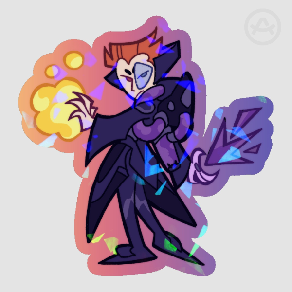 MOIRA holo sticker