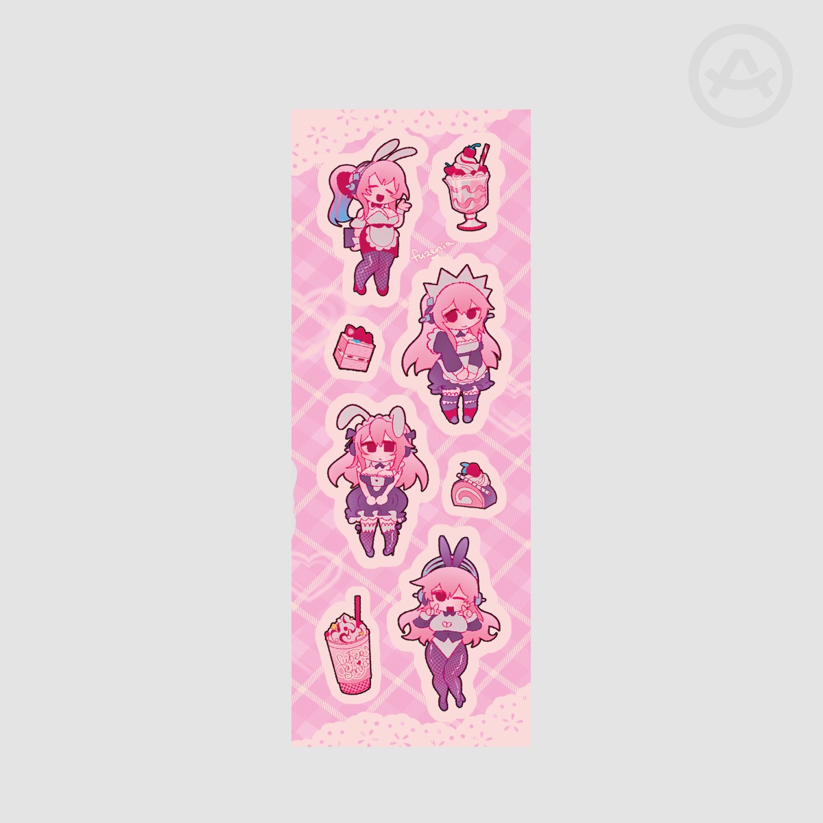 Super Sonico // Pink Mini Sticker Sheet