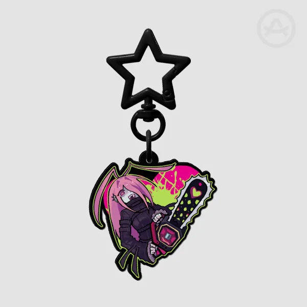 Serratia chainsaw keychain! ♡ [glitter]