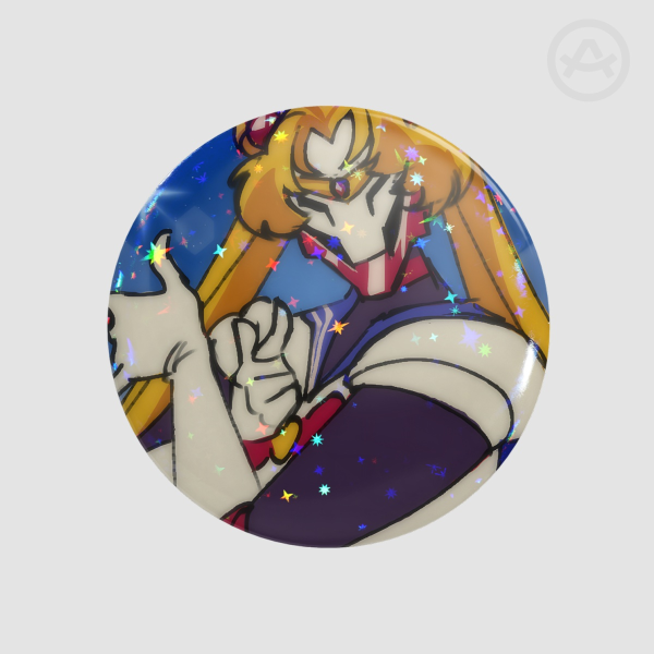 Magical Girl Ramattra | Holo Star Pin | Overwatch Fanart | EirArchitect