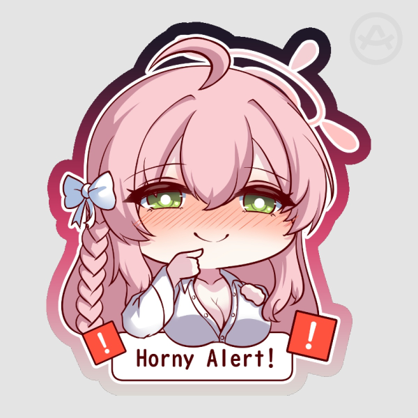 Hanako horny Stickers