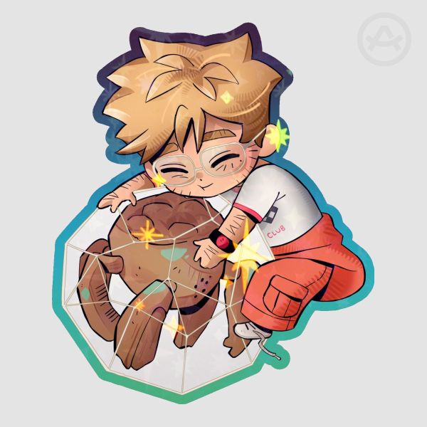 Grace Rocky Hugging Sticker