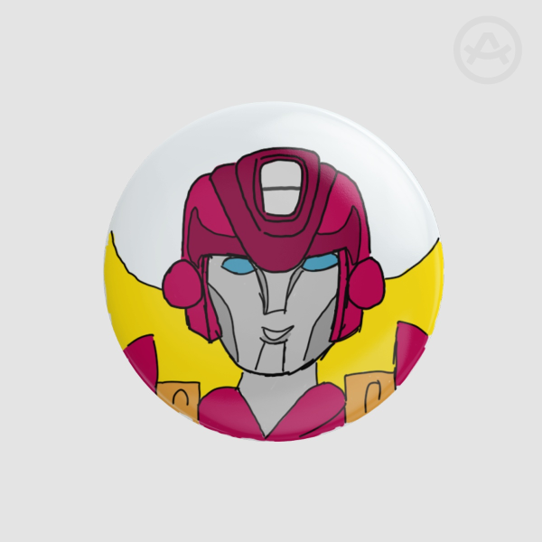 Hot Rod Transformers Badge