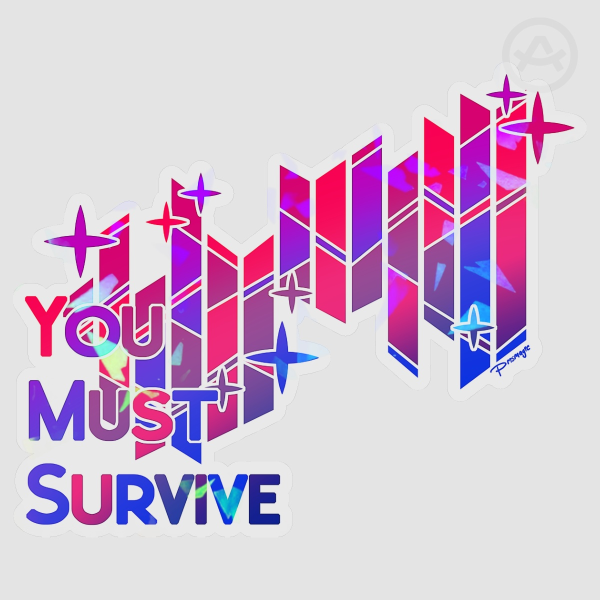 YOU MUST SURVIVE Twilight Sticker